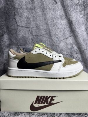 Jordan 1 Retro Low Golf Travis Scott Neutral Olive