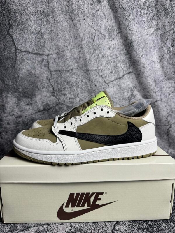 Jordan 1 Retro Low Golf Travis Scott Neutral Olive