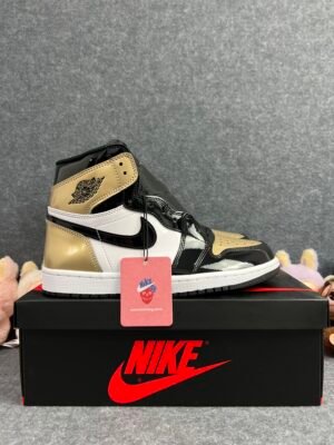 Jordan 1 Retro High NRG Patent Gold Toe
