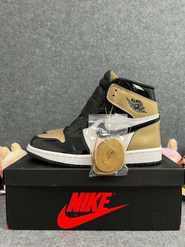 Jordan 1 Retro High NRG Patent Gold Toe