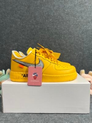 Nike Air Force 1 Low Off-White ICA University Gold