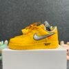 Nike Air Force 1 Low Off-White ICA University Gold