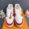 Louis Vuitton Trainer #54 Signature Red White