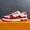 Louis Vuitton Trainer #54 Signature Red White