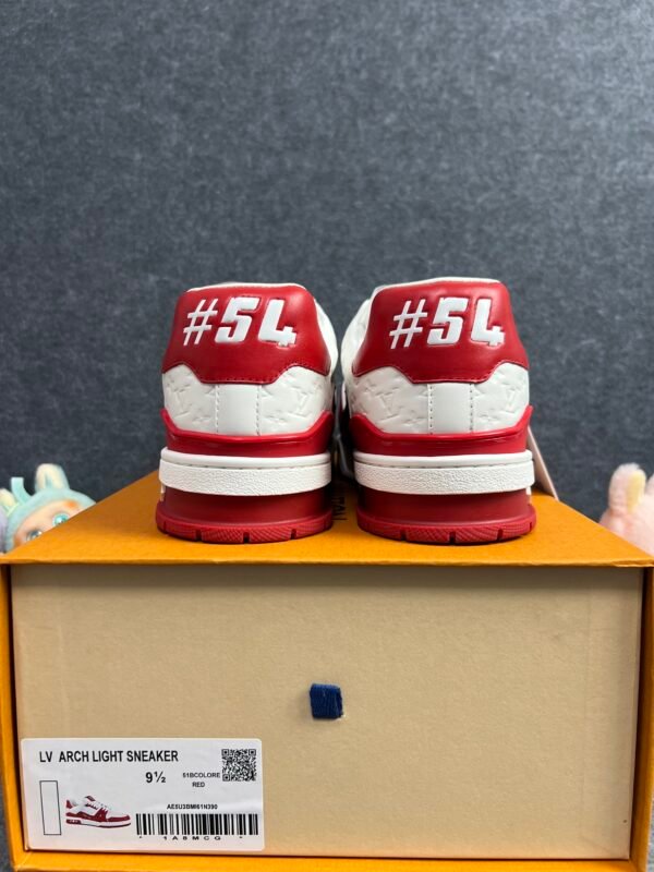 Louis Vuitton Trainer #54 Signature Red White