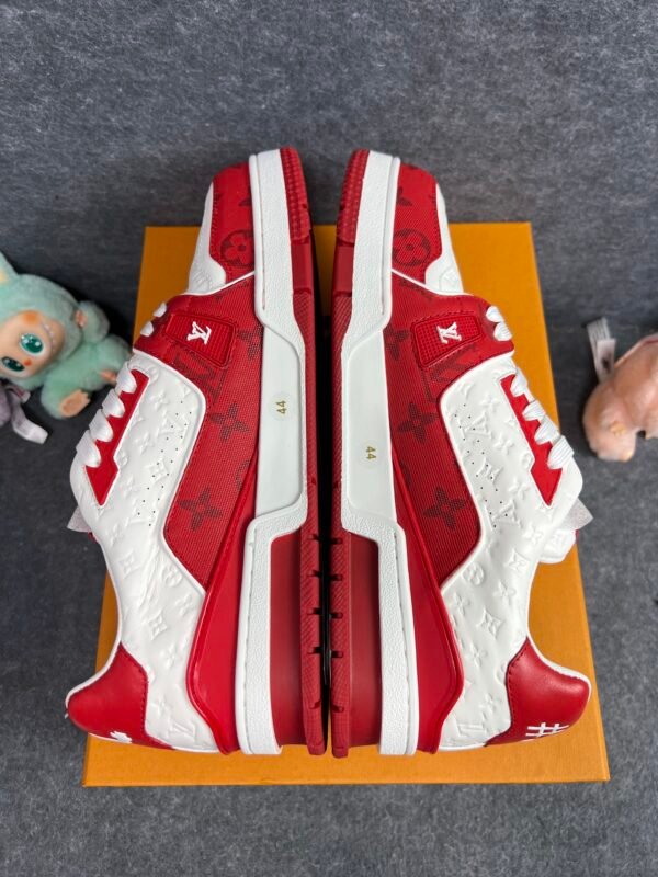 Louis Vuitton Trainer #54 Signature Red White