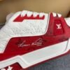 Louis Vuitton Trainer #54 Signature Red White