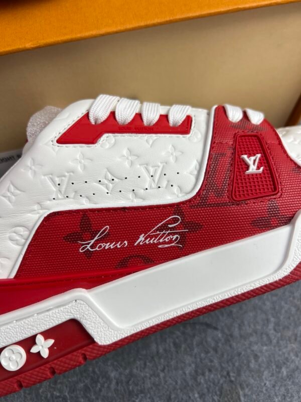 Louis Vuitton Trainer #54 Signature Red White