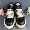 Rick Owens Vintage Leather Sneaker Black Milk