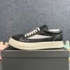 Rick Owens Vintage Leather Sneaker Black Milk