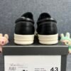 Rick Owens Vintage Leather Sneaker Black Milk