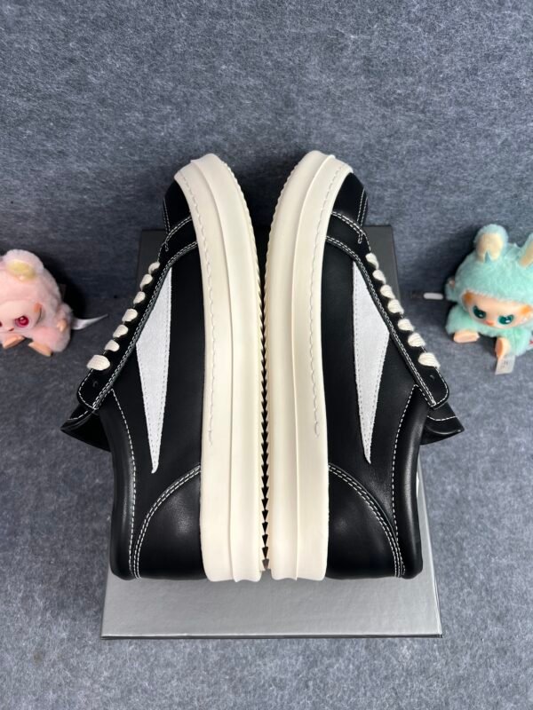 Rick Owens Vintage Leather Sneaker Black Milk
