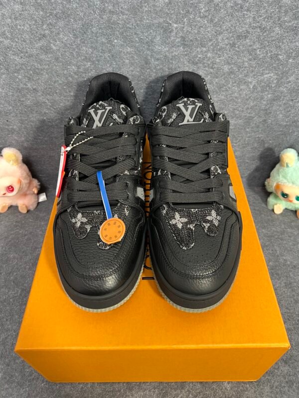 Louis Vuitton LV Trainer x Nigo Black Denim