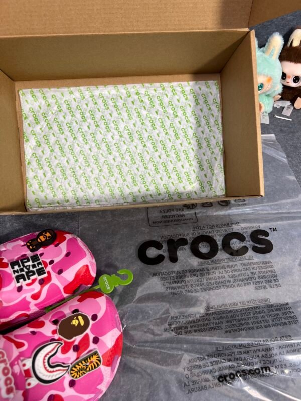 Crocs Classic Clog A Bathing Ape ABC Camo Pink
