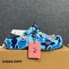 Crocs Classic Clog A Bathing Ape ABC Camo Blue