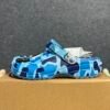 Crocs Classic Clog A Bathing Ape ABC Camo Blue