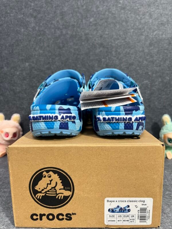 Crocs Classic Clog A Bathing Ape ABC Camo Blue