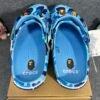 Crocs Classic Clog A Bathing Ape ABC Camo Blue
