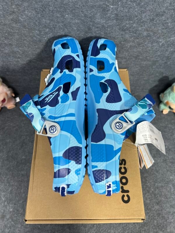 Crocs Classic Clog A Bathing Ape ABC Camo Blue