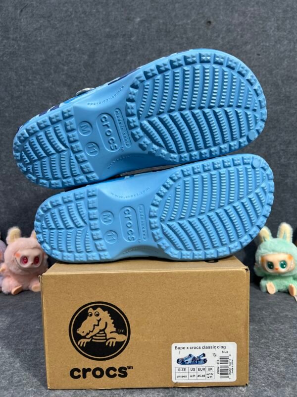 Crocs Classic Clog A Bathing Ape ABC Camo Blue