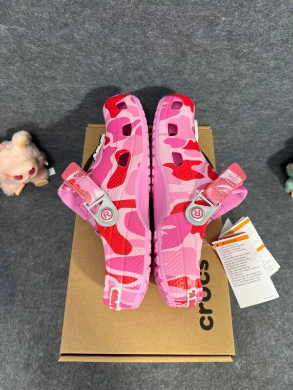 Crocs Classic Clog A Bathing Ape ABC Camo Pink