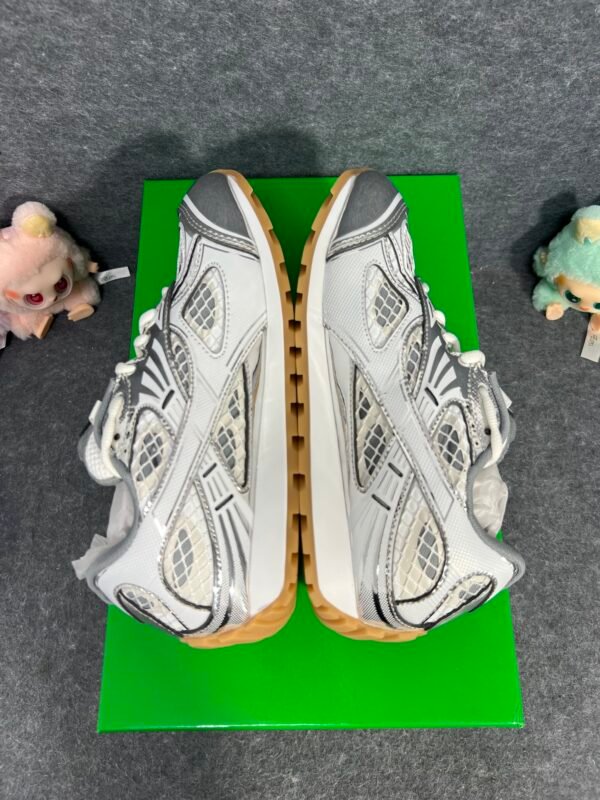 Bottega Veneta Orbit Silver White