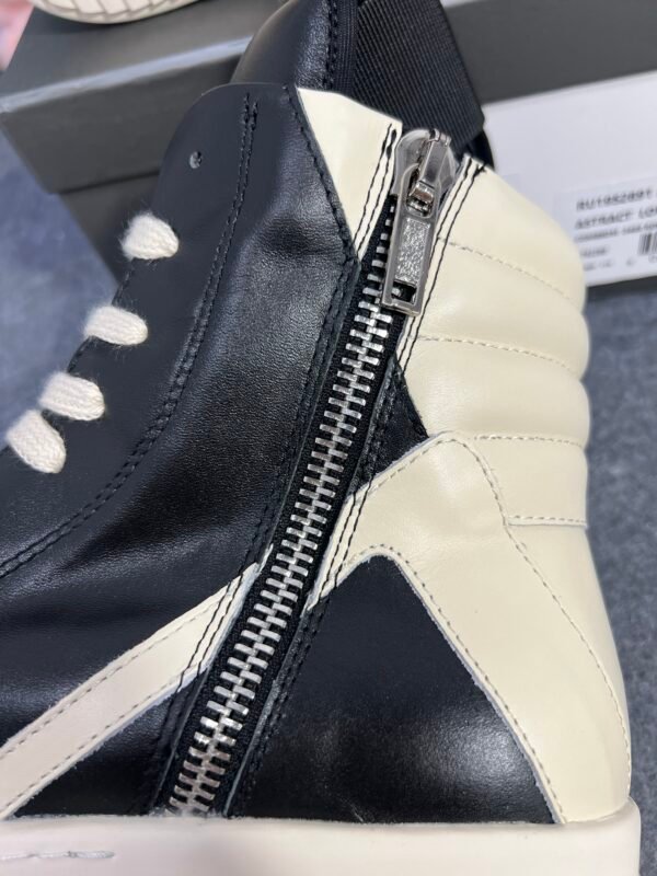Rick Owens Geobasket High Black Milk