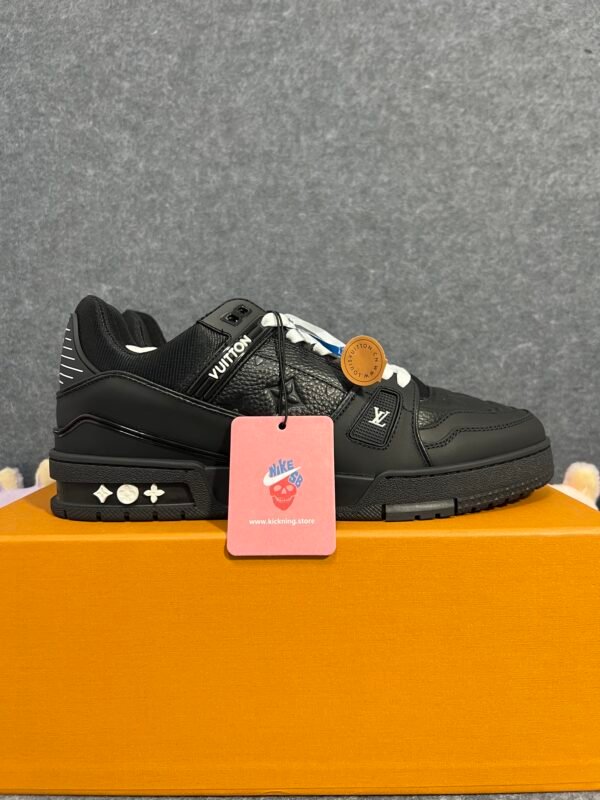 Louis Vuitton Trainer Black Embossed Monogram