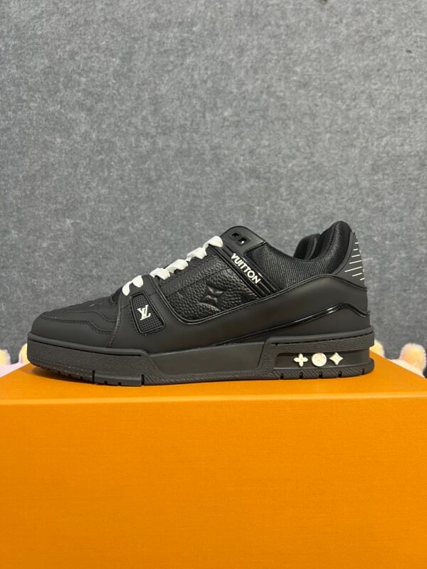 Louis Vuitton Trainer Black Embossed Monogram