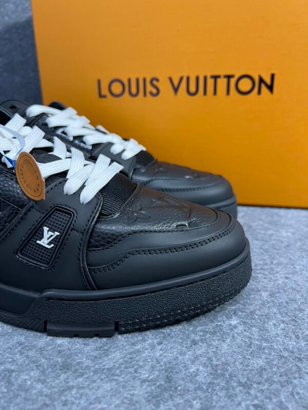 Louis Vuitton Trainer Black Embossed Monogram