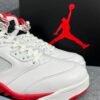 Jordan 5 Retro Fire Red Black Tongue