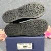 Dior B33 Sneaker Black Smooth Calfskin Oblique Raised Embroidery