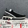Dolce & Gabbana Sorrento Slip On Black Crystal