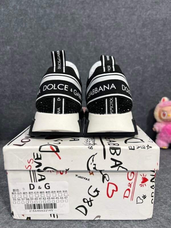 Dolce & Gabbana Sorrento Slip On Black Crystal