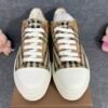 Burberry Low Top House Check Sneaker Taupe Brown