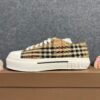 Burberry Low Top House Check Sneaker Taupe Brown