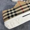 Burberry Low Top House Check Sneaker Taupe Brown