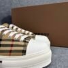 Burberry Low Top House Check Sneaker Taupe Brown