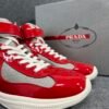 Prada America’s Cup Red Silver High-top