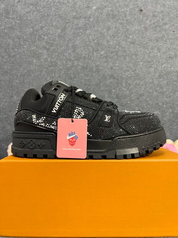 Louis Vuitton LV Trainer Maxi Black Swarovksi Crystals