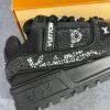 Louis Vuitton LV Trainer Maxi Black Swarovksi Crystals