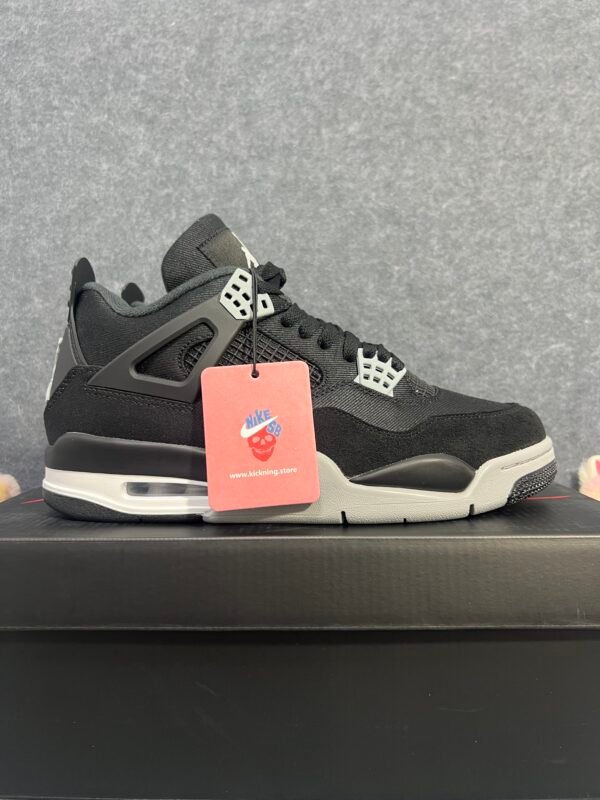 Jordan 4 Retro Black Canvas