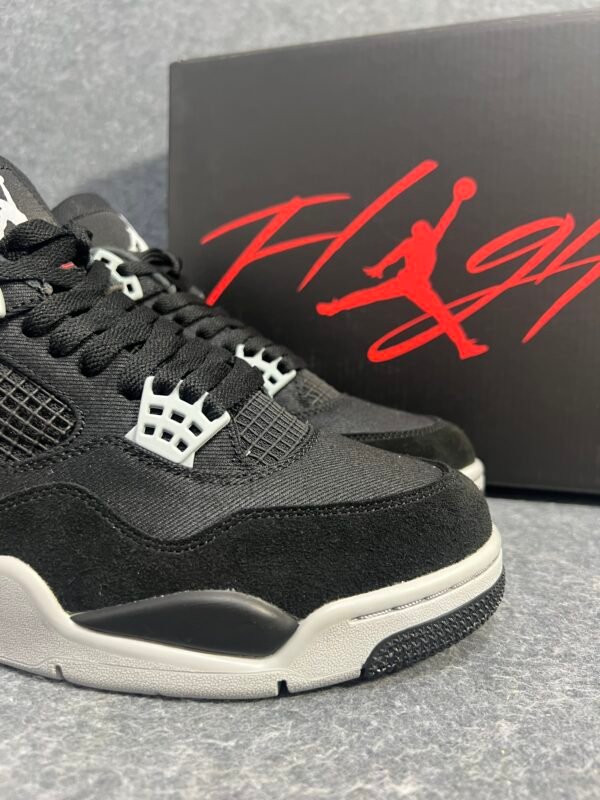 Jordan 4 Retro Black Canvas