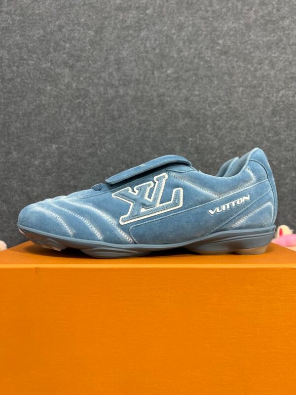 Louis Vuitton Blue White Louis Vuitton LV Footprint Soccer Blue/White