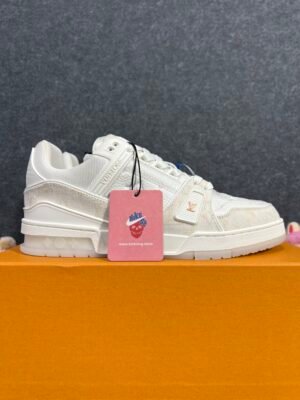 Louis Vuitton LV Trainer Beige Monogram Demin