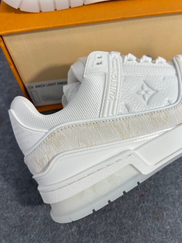 Louis Vuitton LV Trainer Beige Monogram Demin