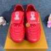 Louis Vuitton Red White Louis Vuitton LV Footprint Soccer Red/White