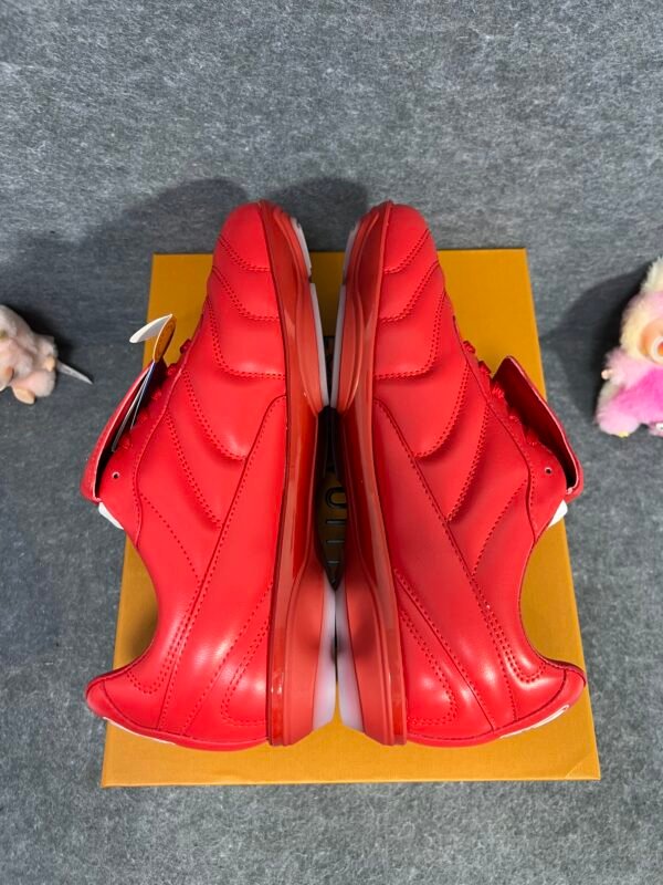 Louis Vuitton Red White Louis Vuitton LV Footprint Soccer Red/White