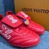 Louis Vuitton Red White Louis Vuitton LV Footprint Soccer Red/White