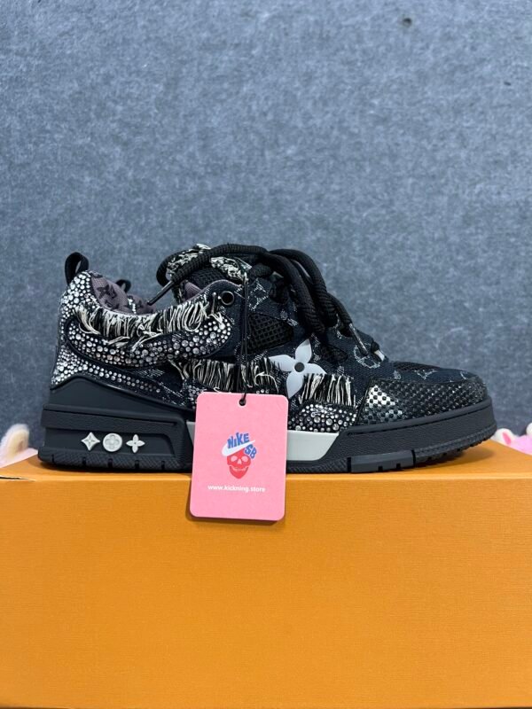 Louis Vuitton Skate Trainer Black Swarovski Monogran